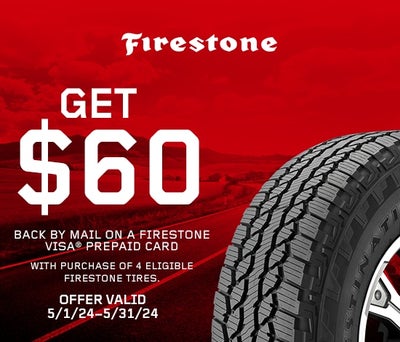 Get $60 Firestone Rebate